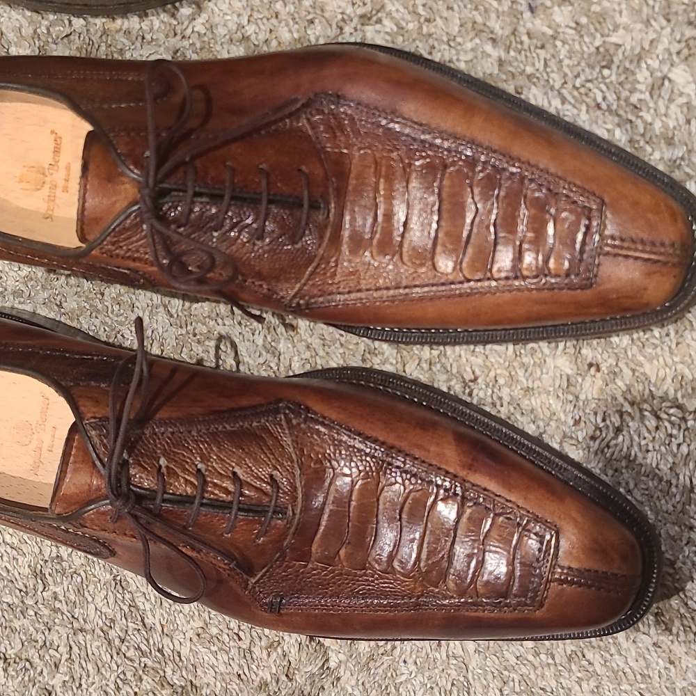 Ostrich Oxford shoes